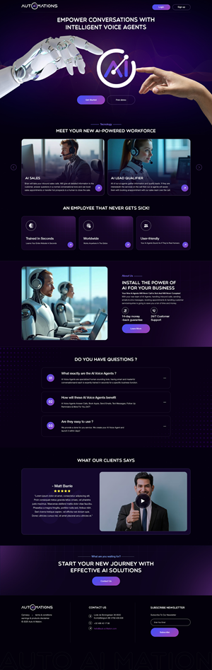 Landing Page Design by debdesign for Shane | Design: #35179435