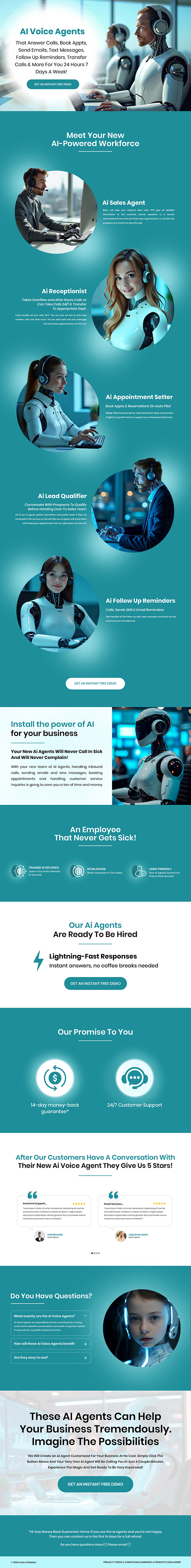 Landing Page Design by Creations Box 2015 for Shane | Design #35165818