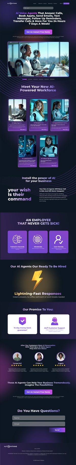 Landing Page Design by Alanmaulidan