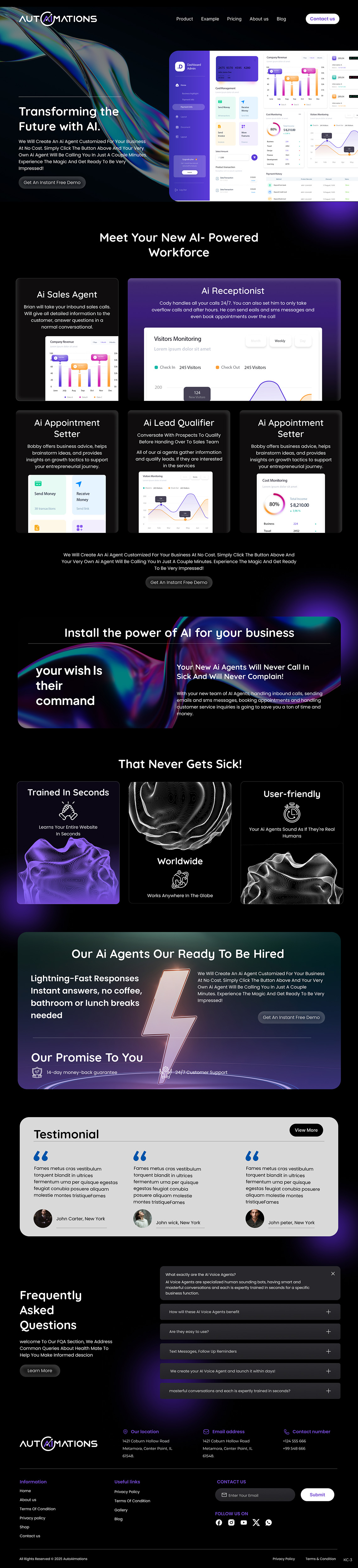 Landing Page Design by Creative Slices for Shane | Design #35187520