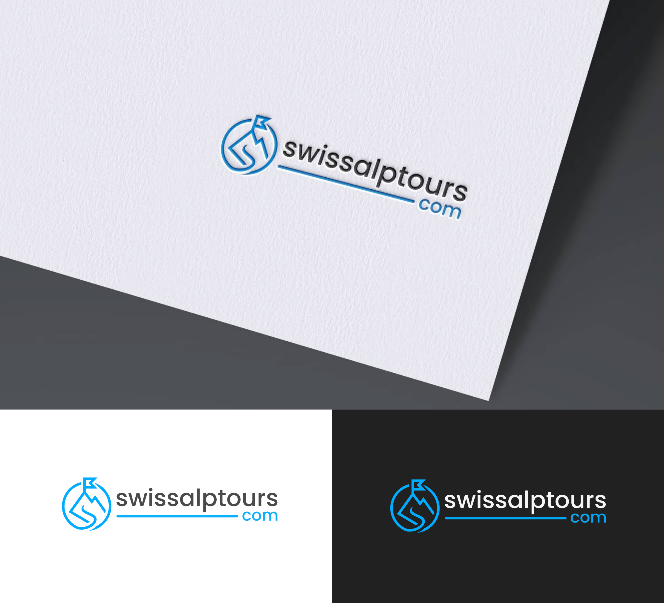 Logo Design by Zaid Al Faqih for Paragliding Switzerland Shop GMBH | Design #35176423