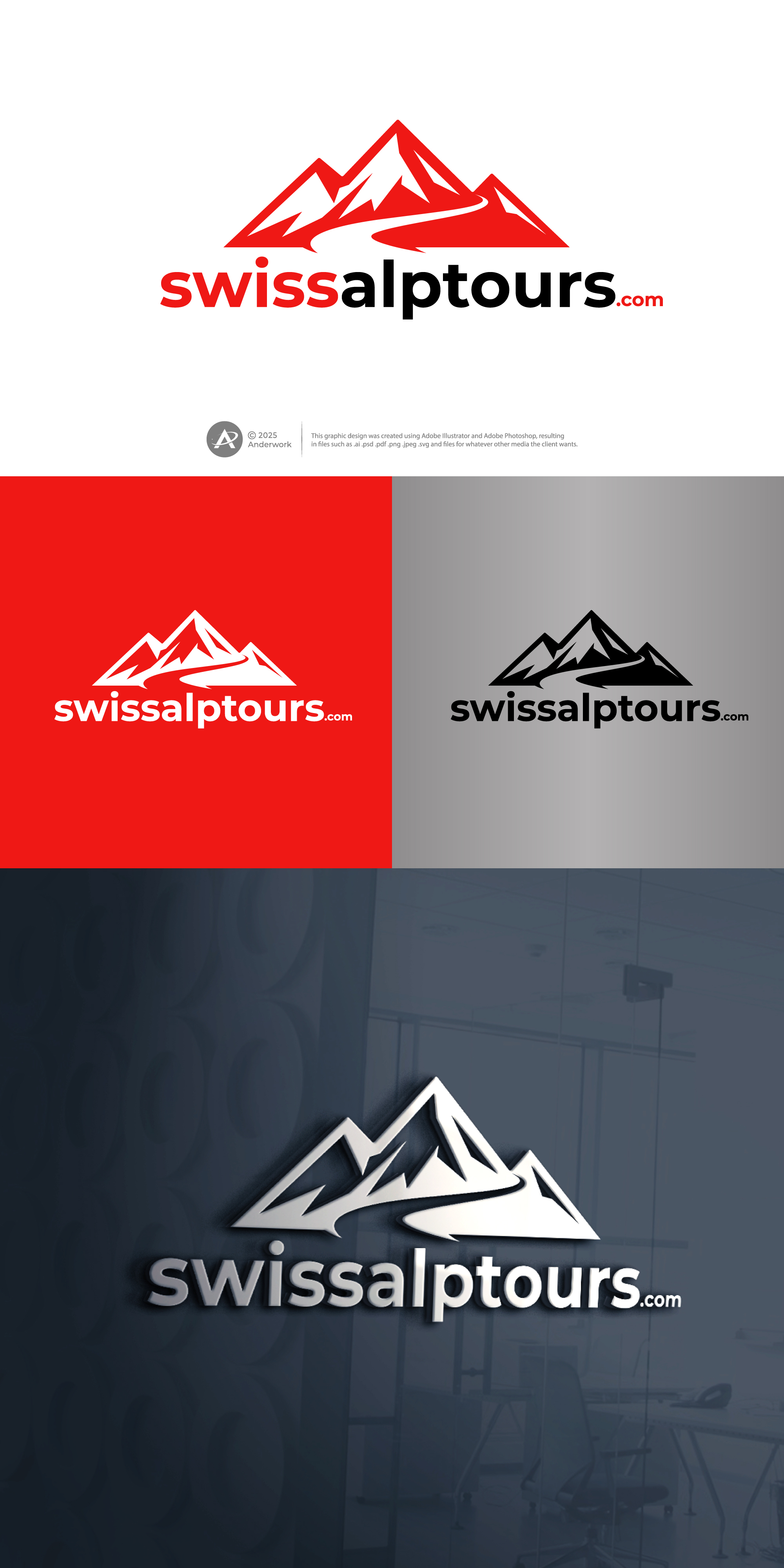 Logo Design by Anderwork for Paragliding Switzerland Shop GMBH | Design #35159810
