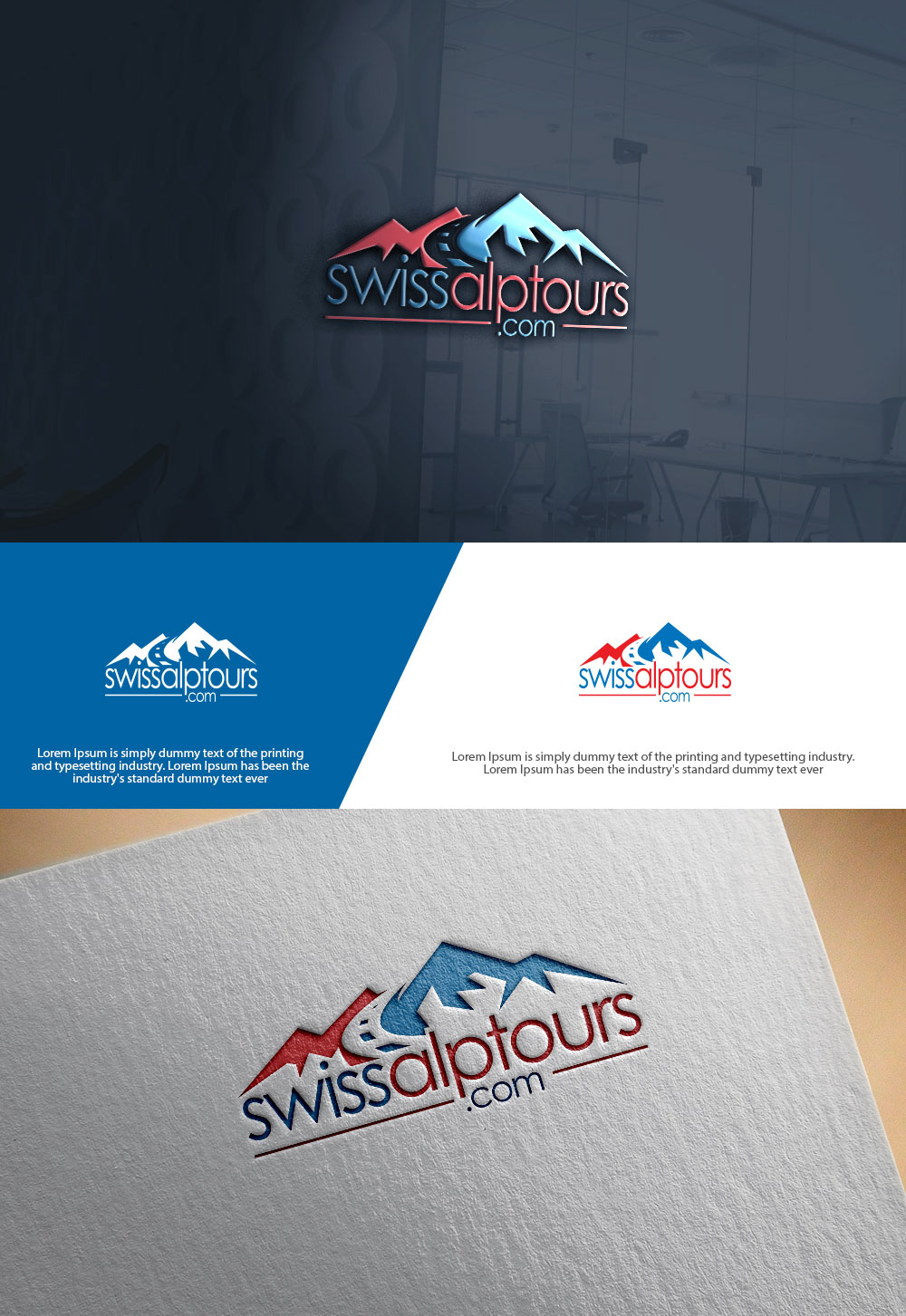 Logo Design by sulemani  creation for Paragliding Switzerland Shop GMBH | Design #35160836