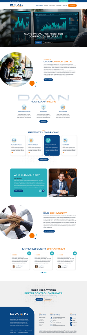 Web Design par Sbss pour Marketing by Nomads | Design : #35181864