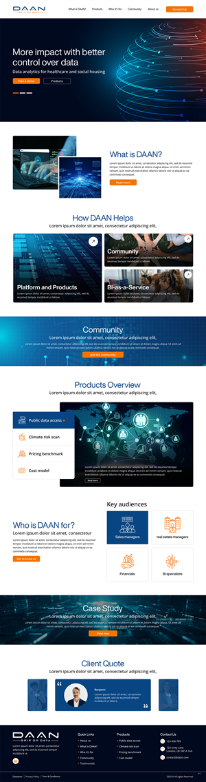 Web Design par Creative Slices pour Marketing by Nomads | Design : #35187459