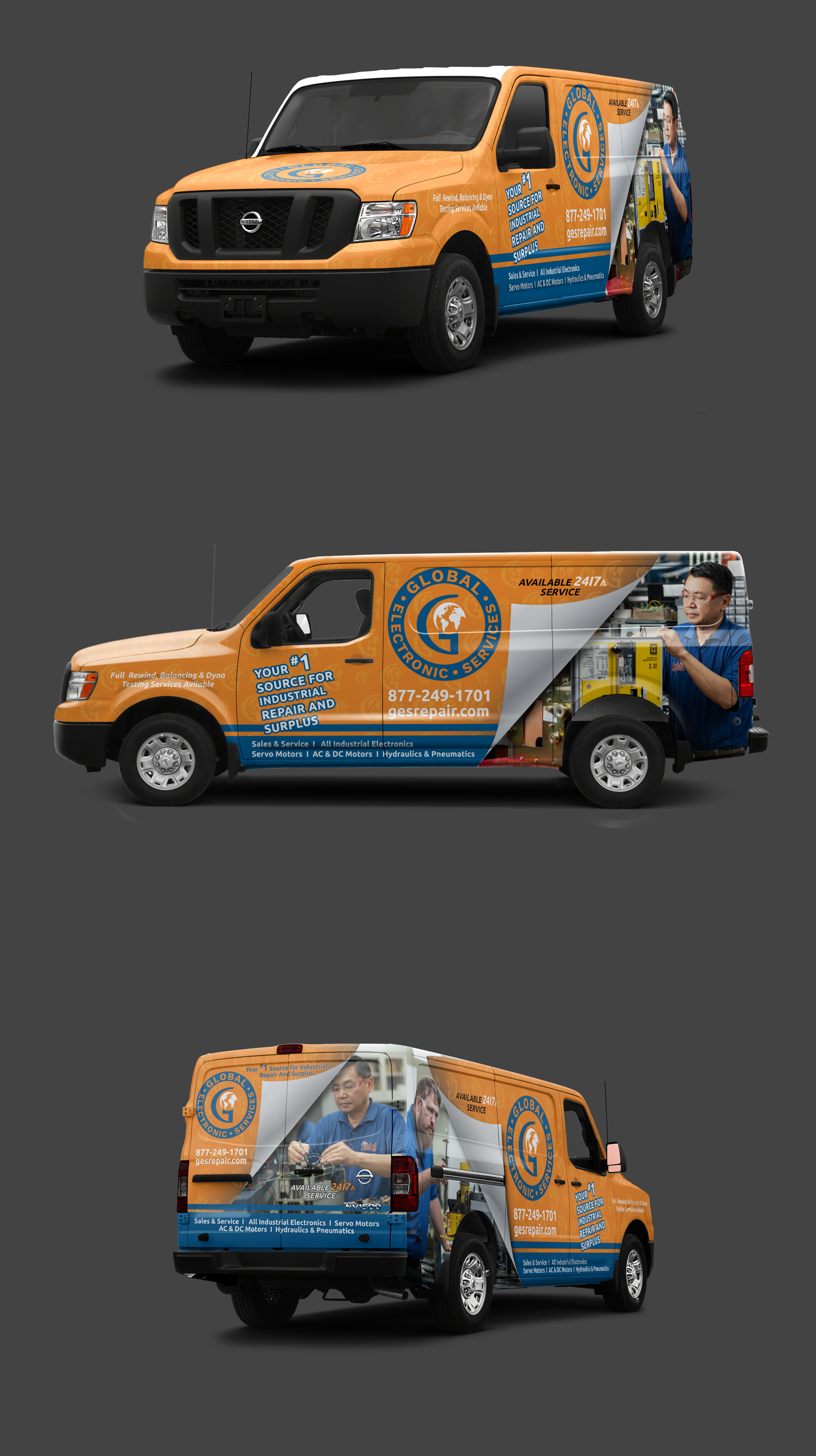 Diseño Gráfico por Wrapcia para Global Electronic Services, Inc. | Diseño #35171831