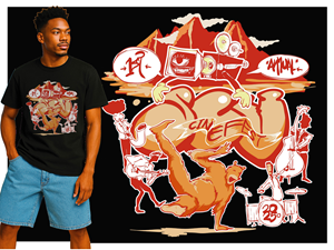 T-Shirt-Design von Rizal Fauzi für dieses Projekt | Design #35212855