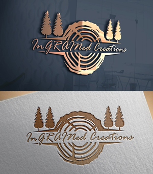 Logo Design by 24ksunny for InGRAINed Creations, LLC. | Design: #35176196