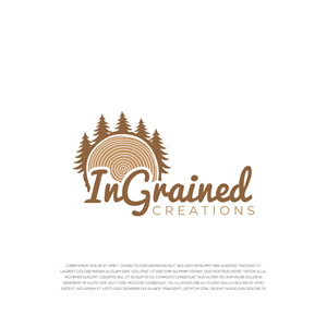 Logo Design by LogoEon for InGRAINed Creations, LLC. | Design: #35205899