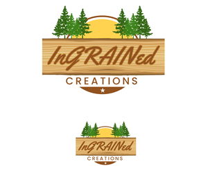 Logo Design by Paint-Tools for InGRAINed Creations, LLC. | Design: #35180774