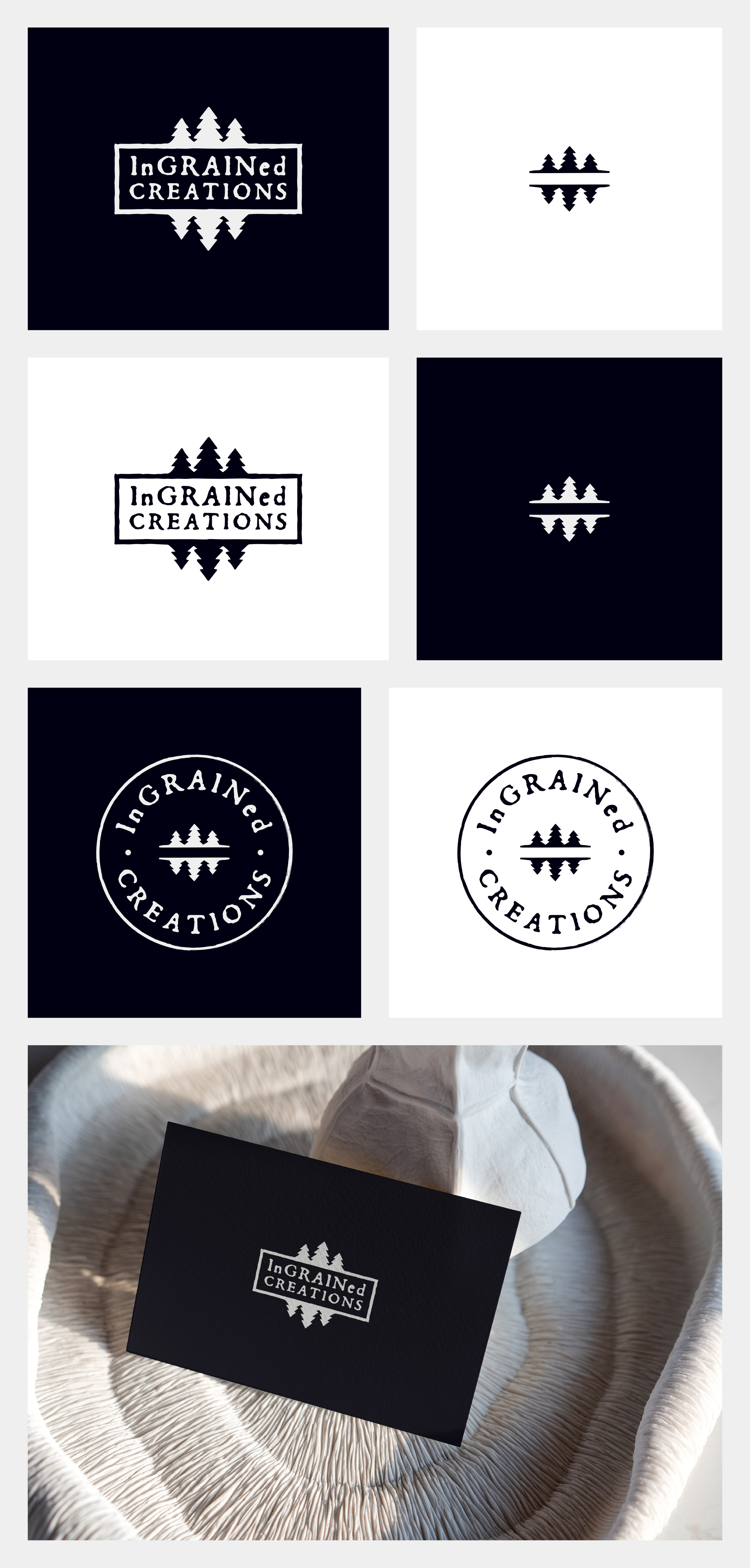 Logo Design by Ha.Connick for InGRAINed Creations, LLC. | Design #35182934
