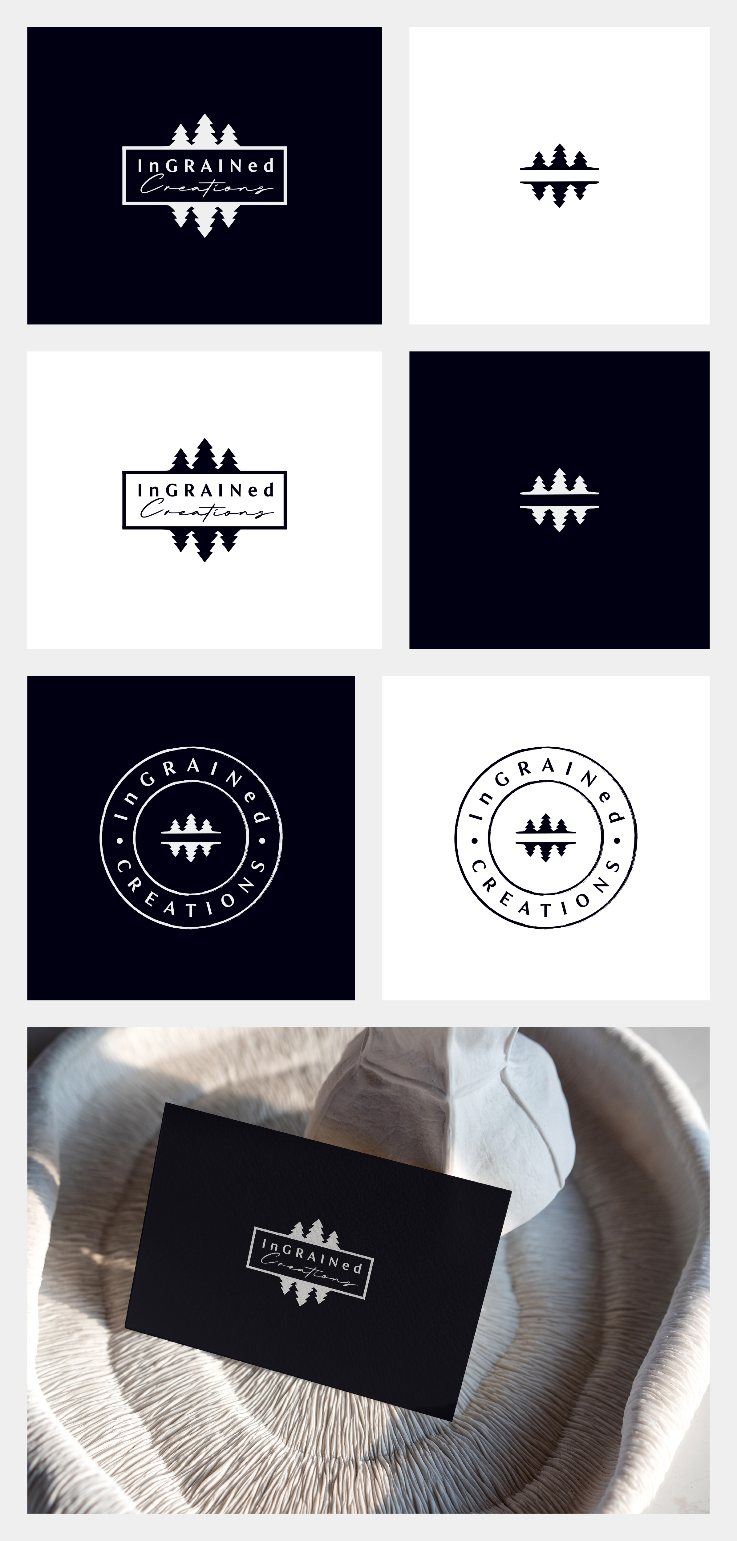 Diseño de Logo por Ha.Connick para InGRAINed Creations, LLC. | Diseño #35182945