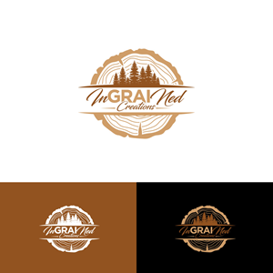 Logo Design by Alex Henry for InGRAINed Creations, LLC. | Design: #35176964