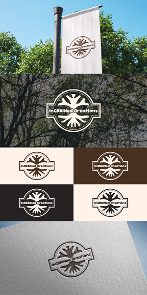 Logo Design by Boril Std for InGRAINed Creations, LLC. | Design: #35209969