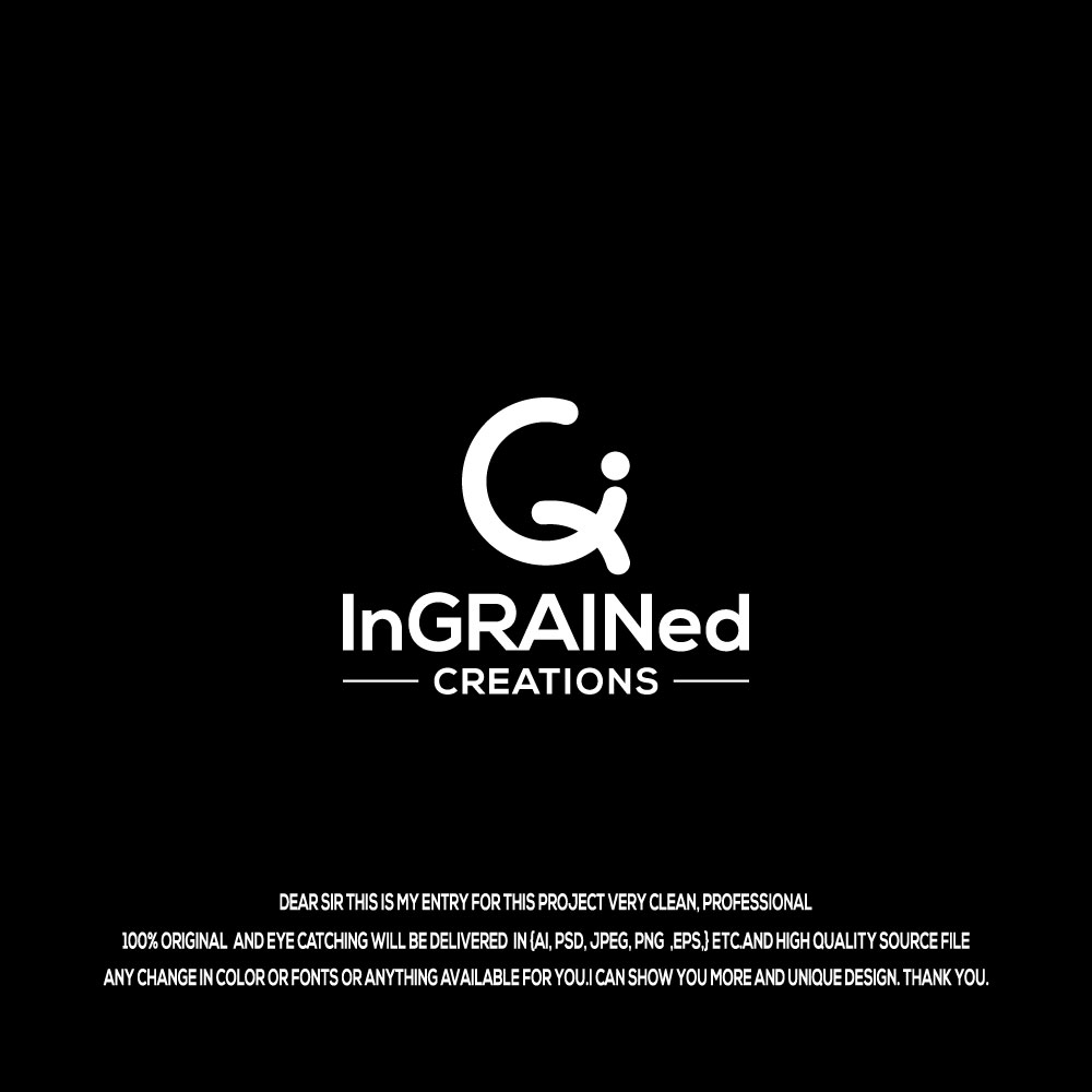 Logo Design by Hossainlogo324 for InGRAINed Creations, LLC. | Design #35186477