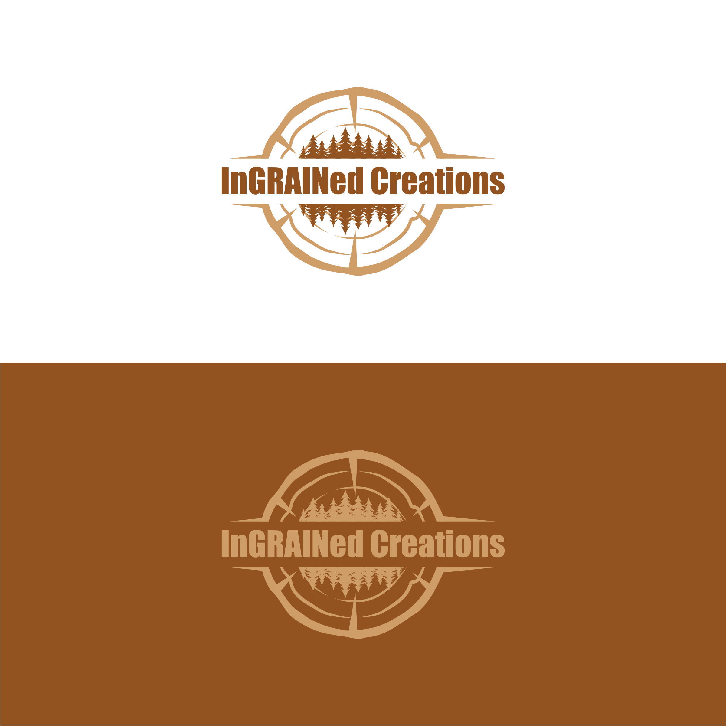 Logo Design by achil78 for InGRAINed Creations, LLC. | Design #35179696