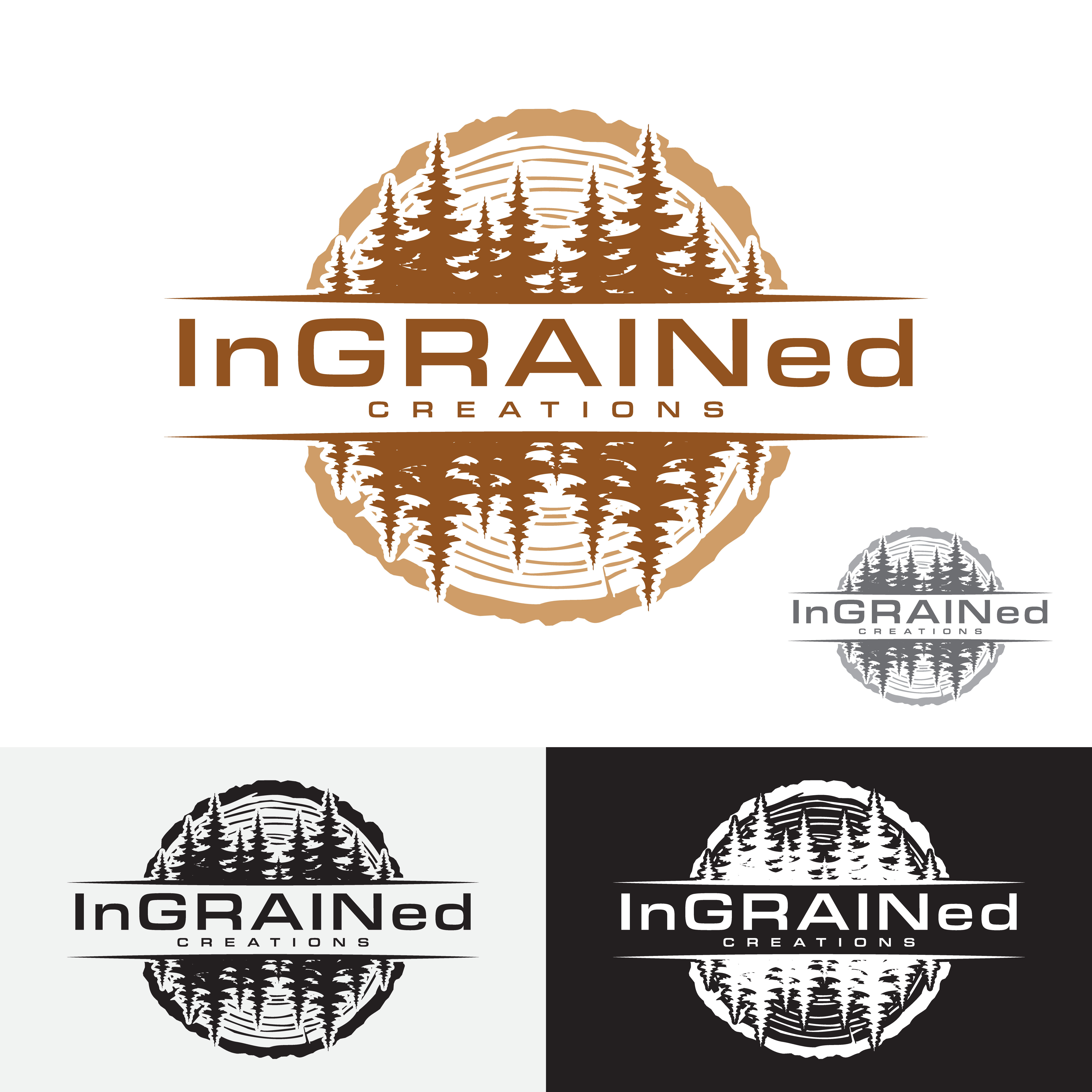 Logo-Design von wrdy für InGRAINed Creations, LLC. | Design #35199554
