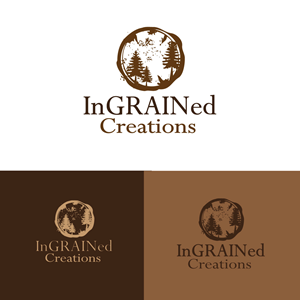 Logo Design by fly  design for InGRAINed Creations, LLC. | Design: #35180948