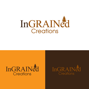 Logo Design by fly  design for InGRAINed Creations, LLC. | Design: #35180951