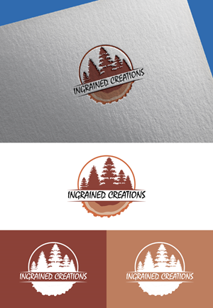 Logo Design by fly  design for InGRAINed Creations, LLC. | Design: #35181065