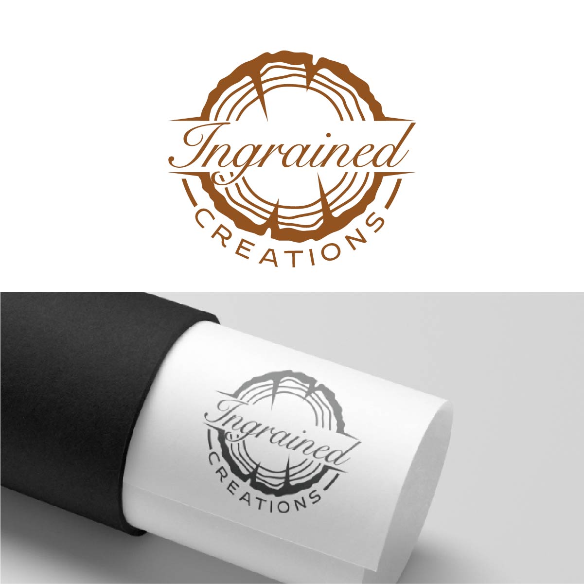 Logo Design by fly  design for InGRAINed Creations, LLC. | Design #35181277