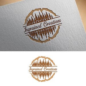 Logo Design by fly  design for InGRAINed Creations, LLC. | Design: #35181439