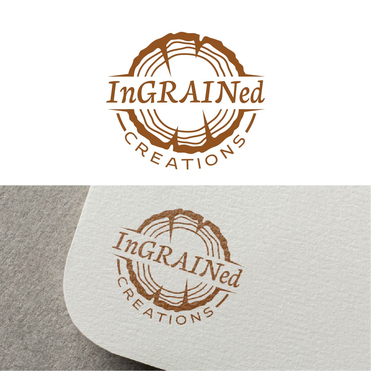 Logo Design by fly  design for InGRAINed Creations, LLC. | Design #35186493