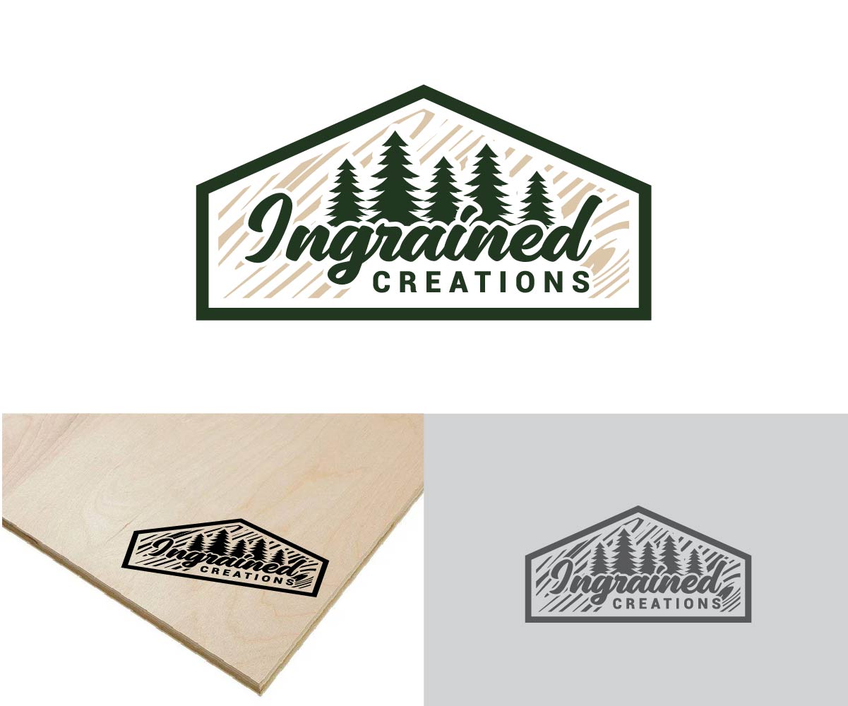 Logo Design by Ansh Design for InGRAINed Creations, LLC. | Design #35179583