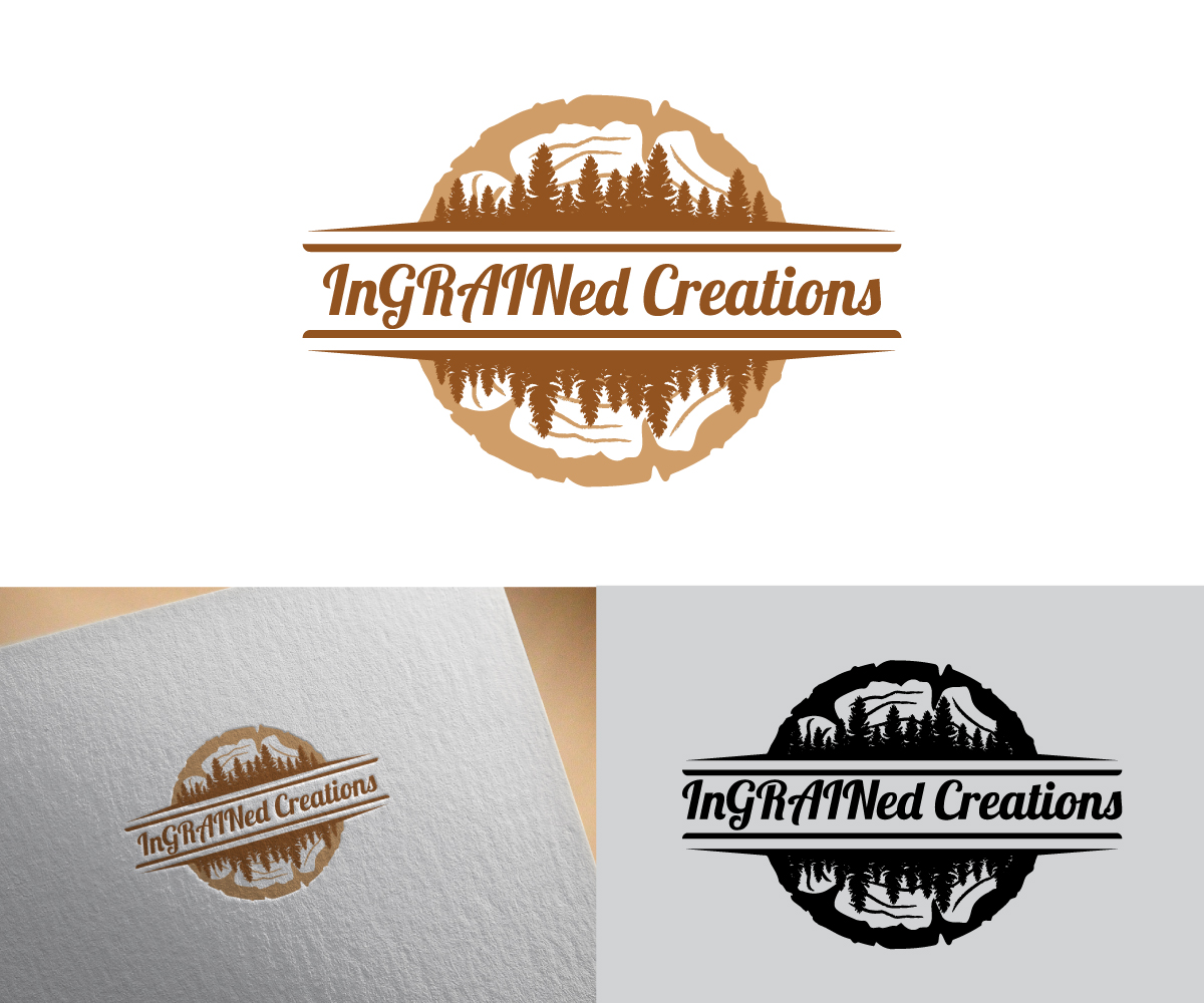 Logo Design by Ansh Design for InGRAINed Creations, LLC. | Design #35179584