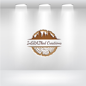 Logo Design by jaxondesign for InGRAINed Creations, LLC. | Design: #35179472