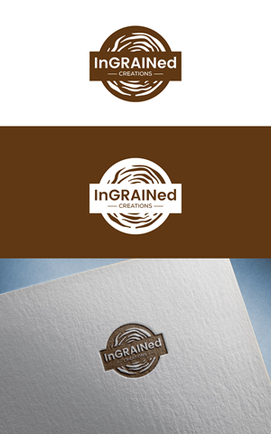 Logo Design by flora.c design for InGRAINed Creations, LLC. | Design: #35186091