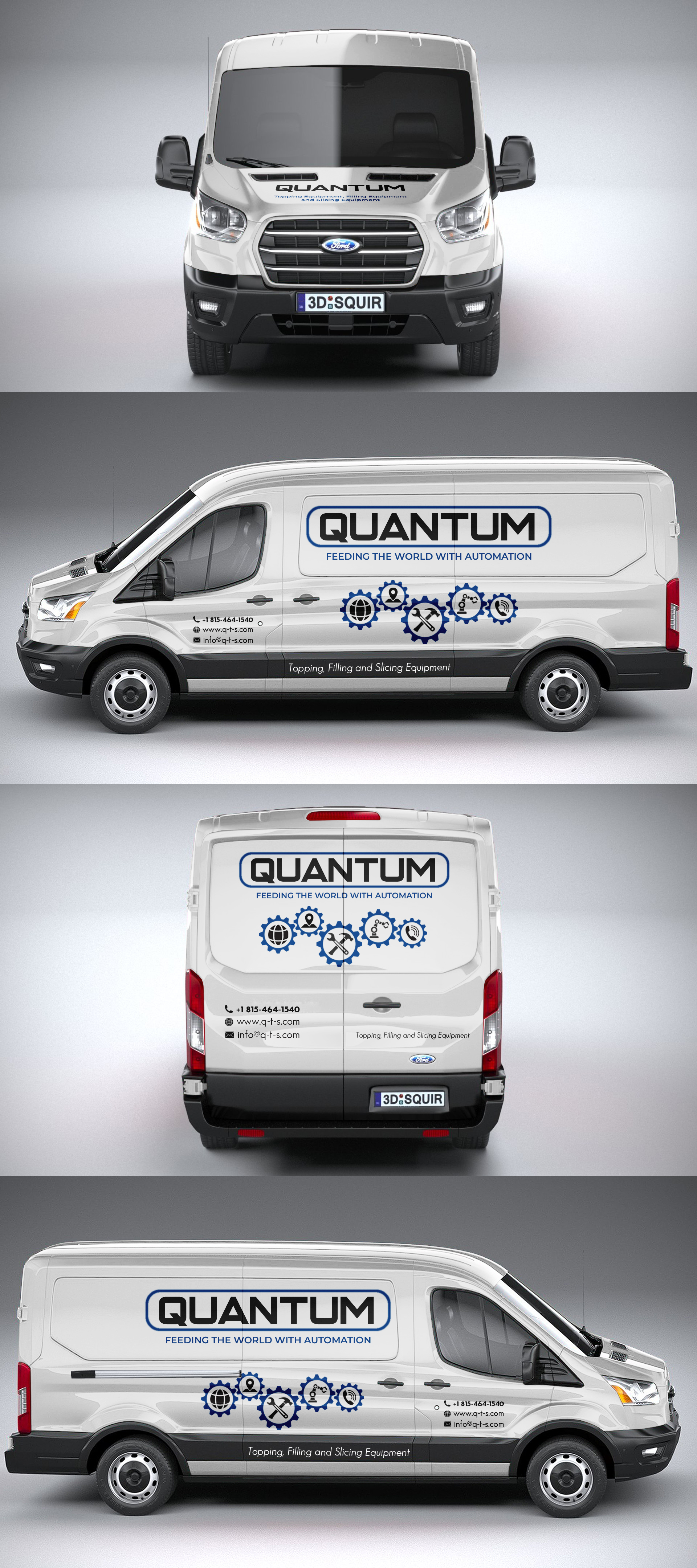 Diseño de Rotulación de Vehículo por ANGGI MAULANA PRAKOSO para Quantum Technical Services | Diseño #35232855