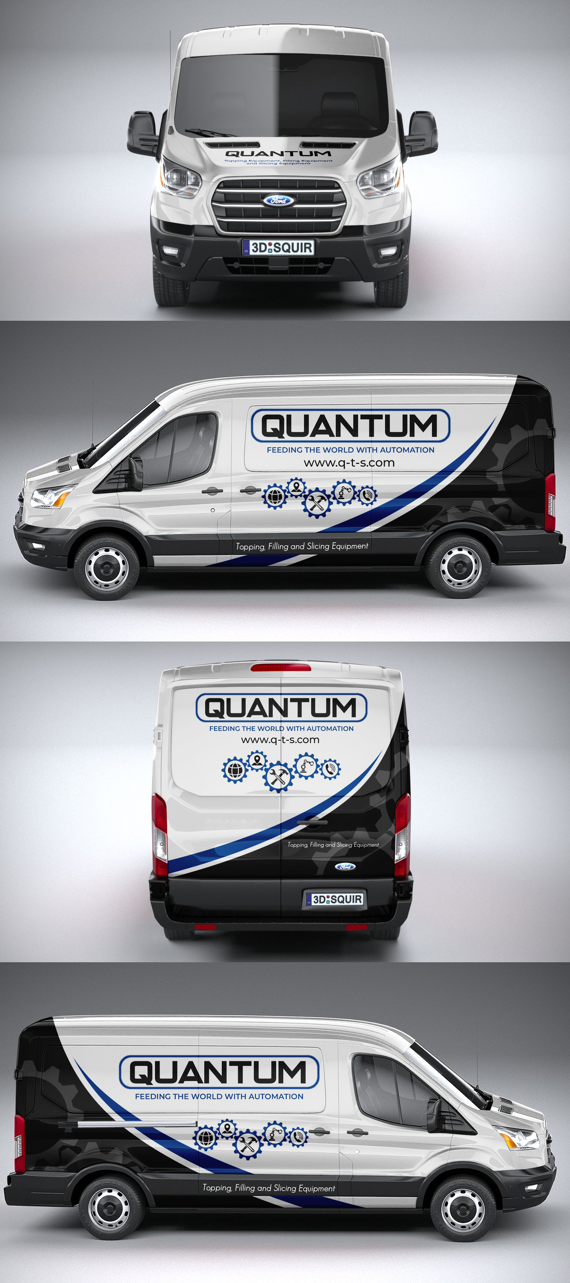 Car Wrap Design by ANGGI MAULANA PRAKOSO for Quantum Technical Services | Design #35235011