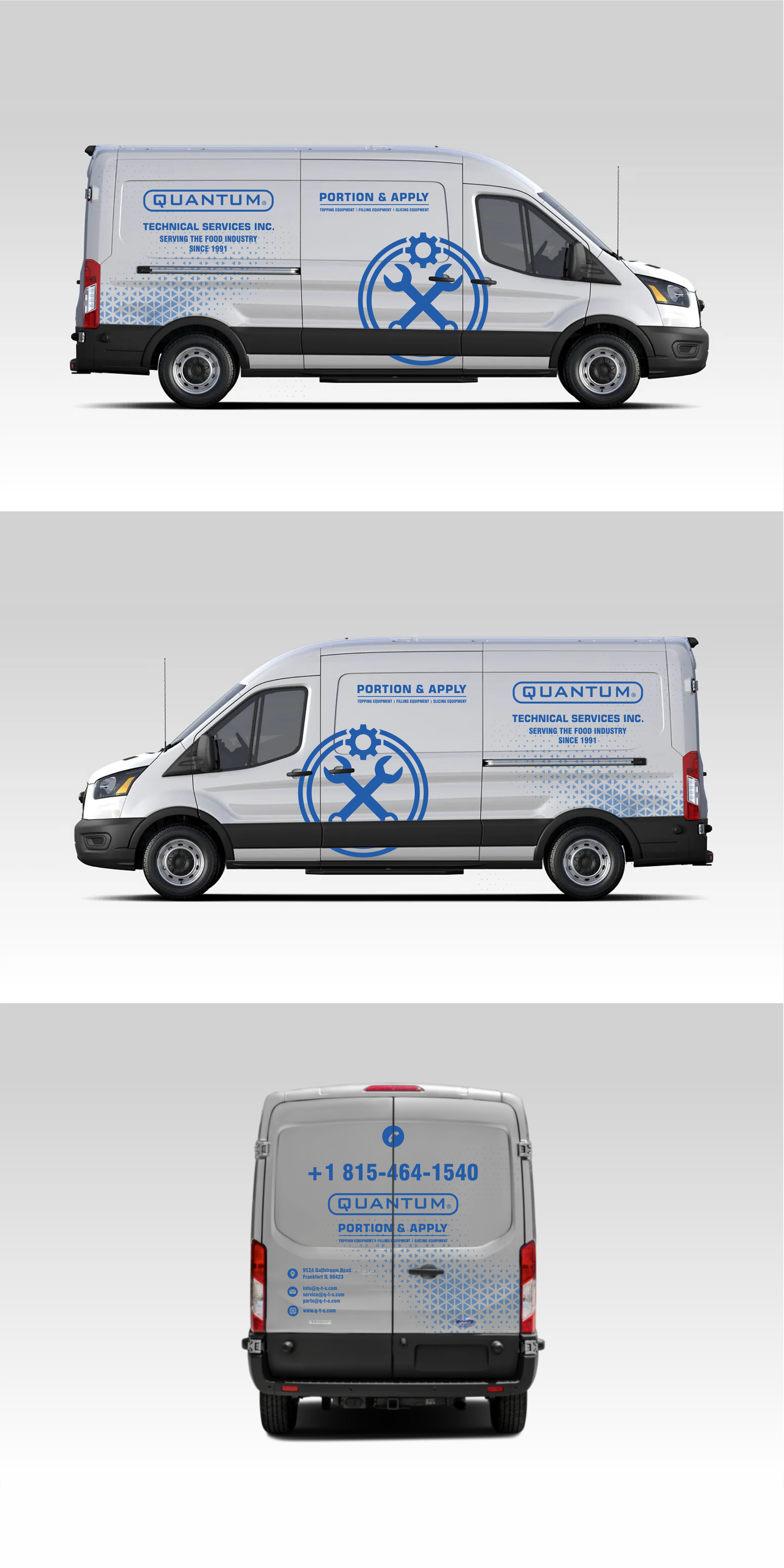 Diseño de Rotulación de Vehículo por Silverfox Studio para Quantum Technical Services | Diseño #35194694