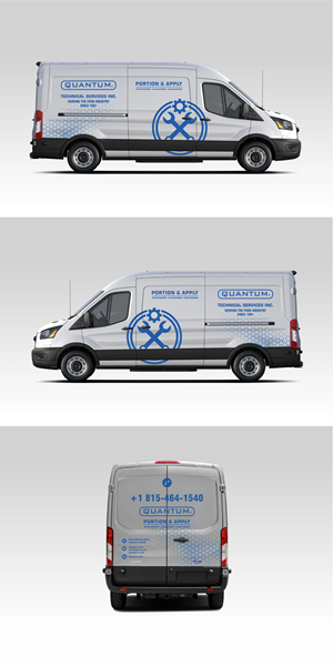 Car Wrap Design by Silverfox Studio for Quantum Technical Services | Design: #35194694
