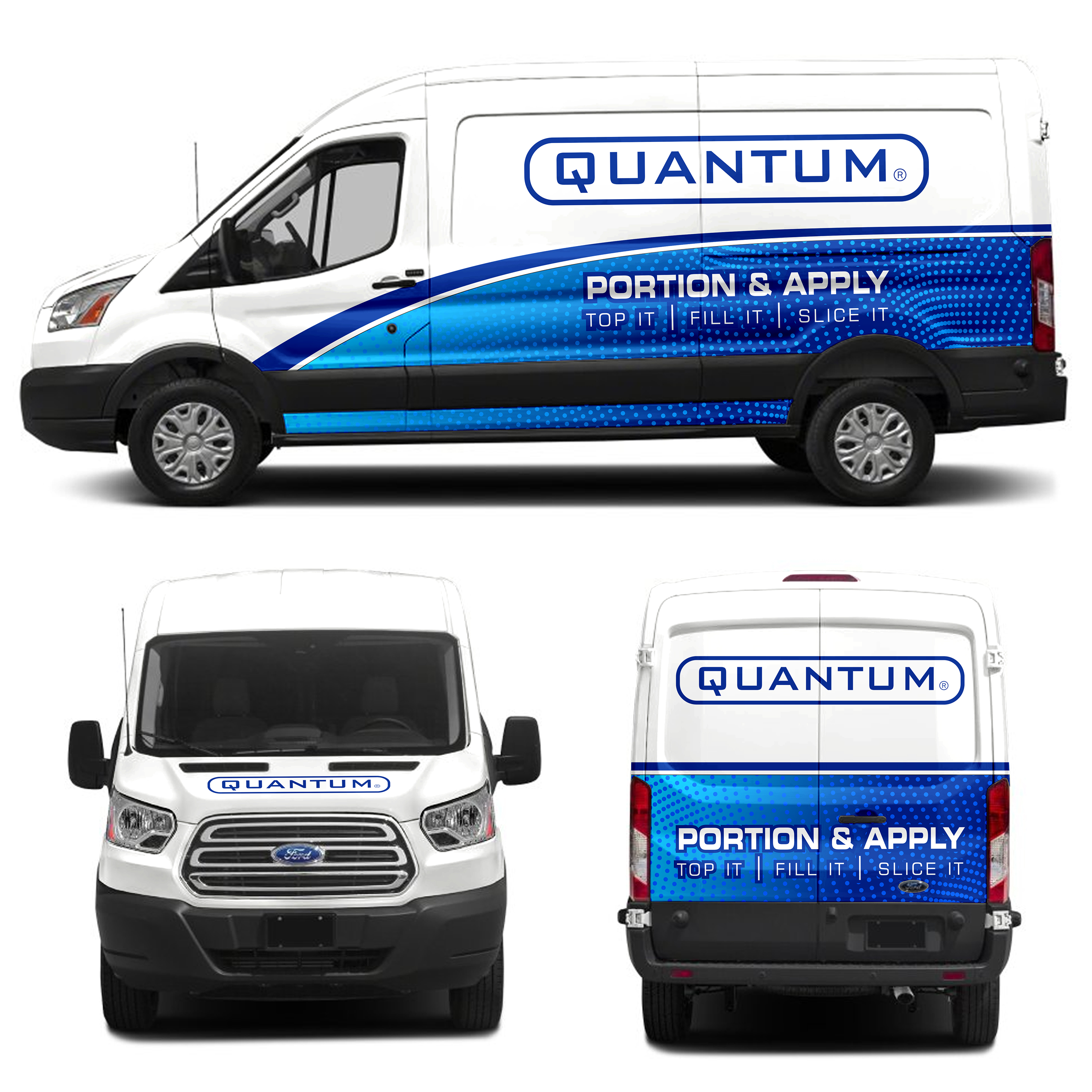 Diseño de Rotulación de Vehículo por MAKE ME THE WINNER para Quantum Technical Services | Diseño #35181451
