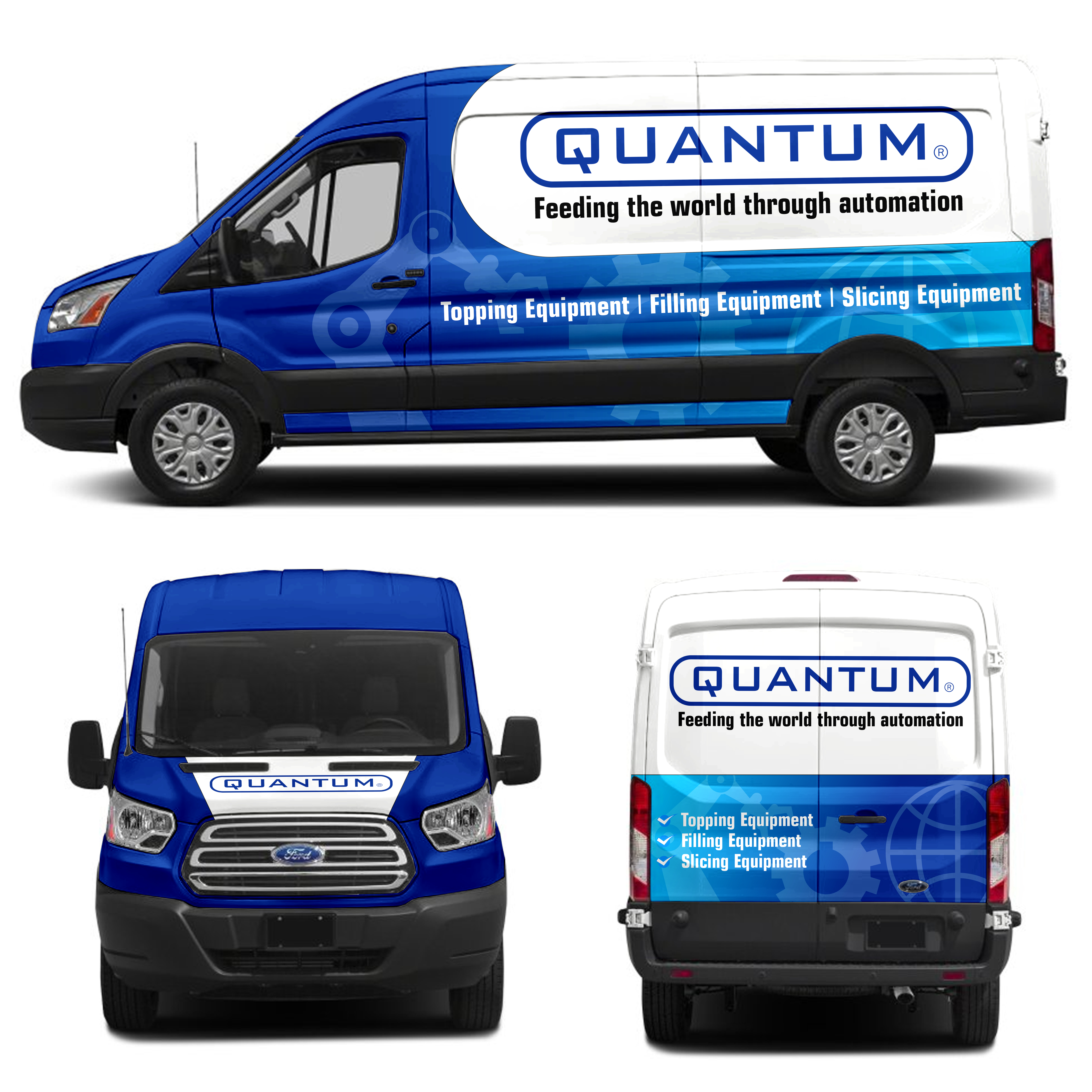 Diseño de Rotulación de Vehículo por MAKE ME THE WINNER para Quantum Technical Services | Diseño #35193370