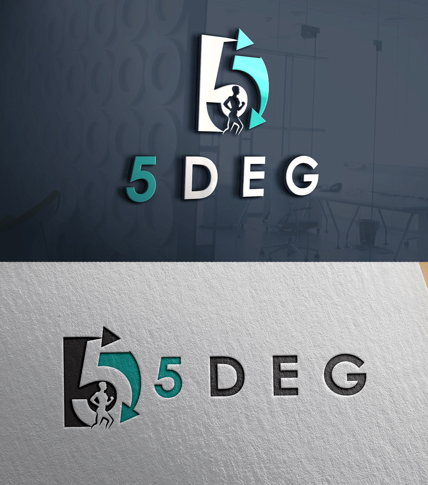 Logo Design by 24ksunny for 5DEG | Design #35177178