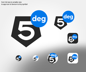 Logo Design by Amenhotep for 5DEG | Design: #35202624