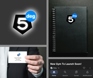 Logo Design by Amenhotep for 5DEG | Design: #35202628