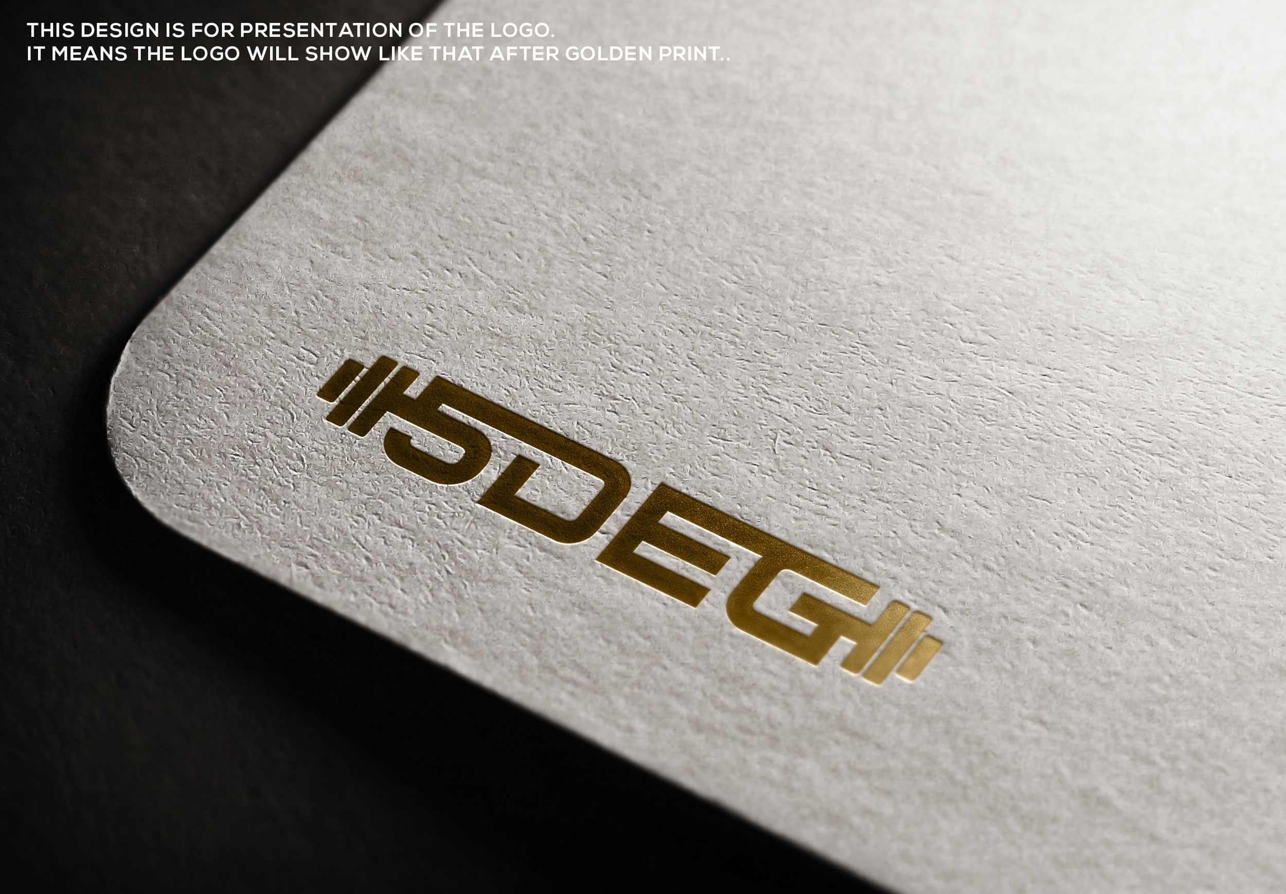 Logo Design by Rosalie.. for 5DEG | Design #35184467