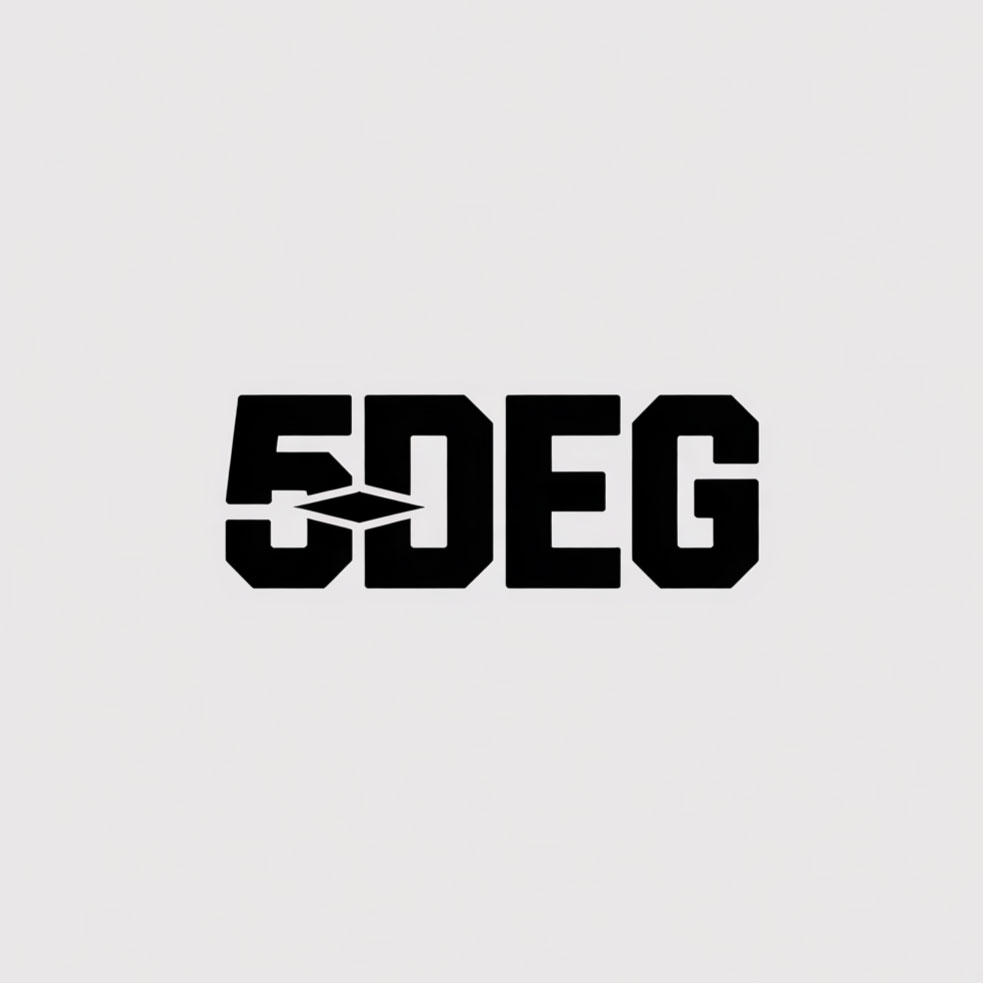 Logo Design by KING JM for 5DEG | Design #35177548