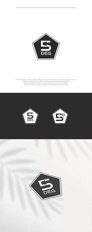 Logo Design by Irfan Renaldi for 5DEG | Design: #35177696