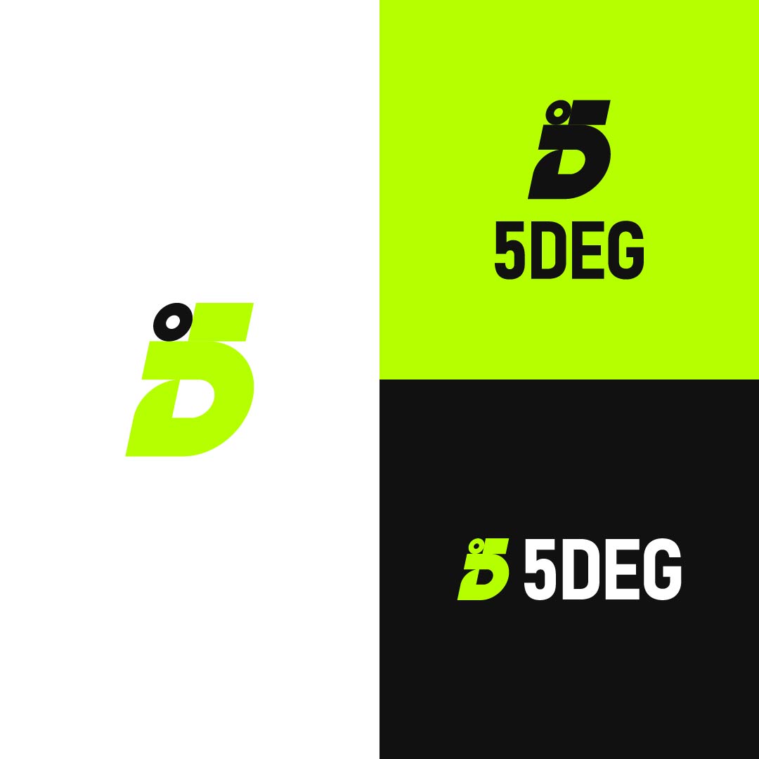Logo Design by RonTwoThree for 5DEG | Design #35184322