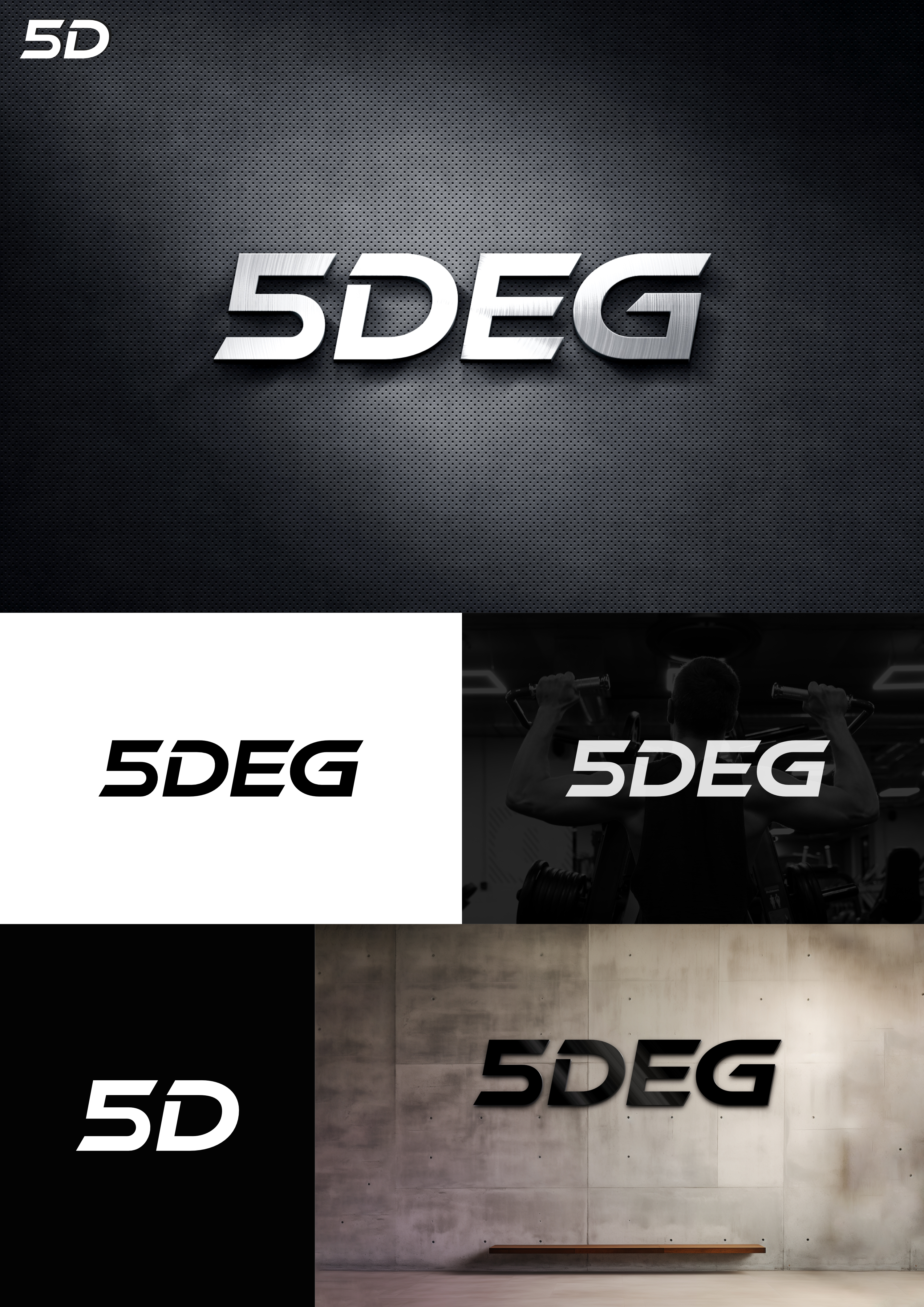 Logo Design by agewage for 5DEG | Design #35182577