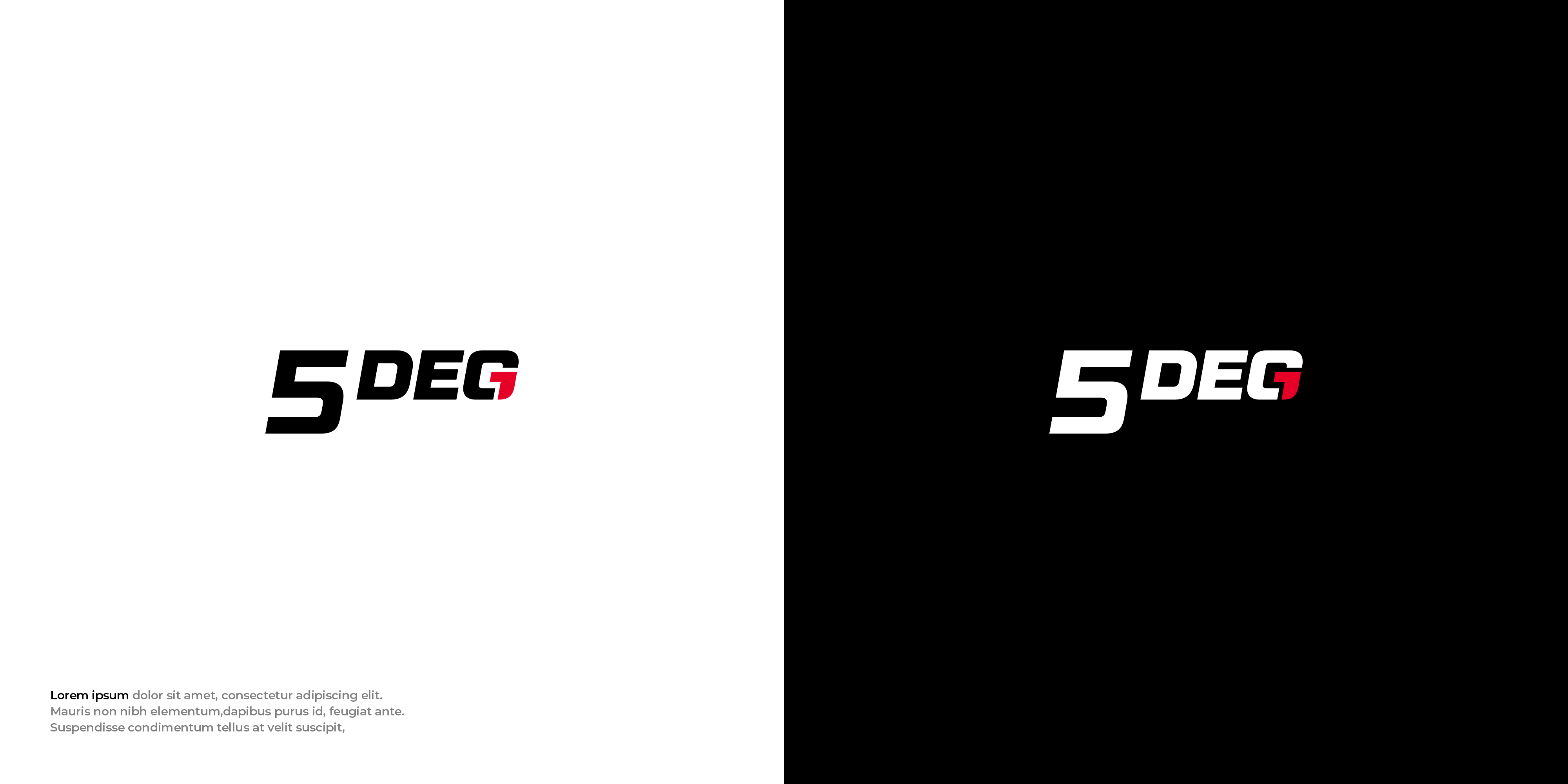 Logo Design by Mantra™ for 5DEG | Design #35187970