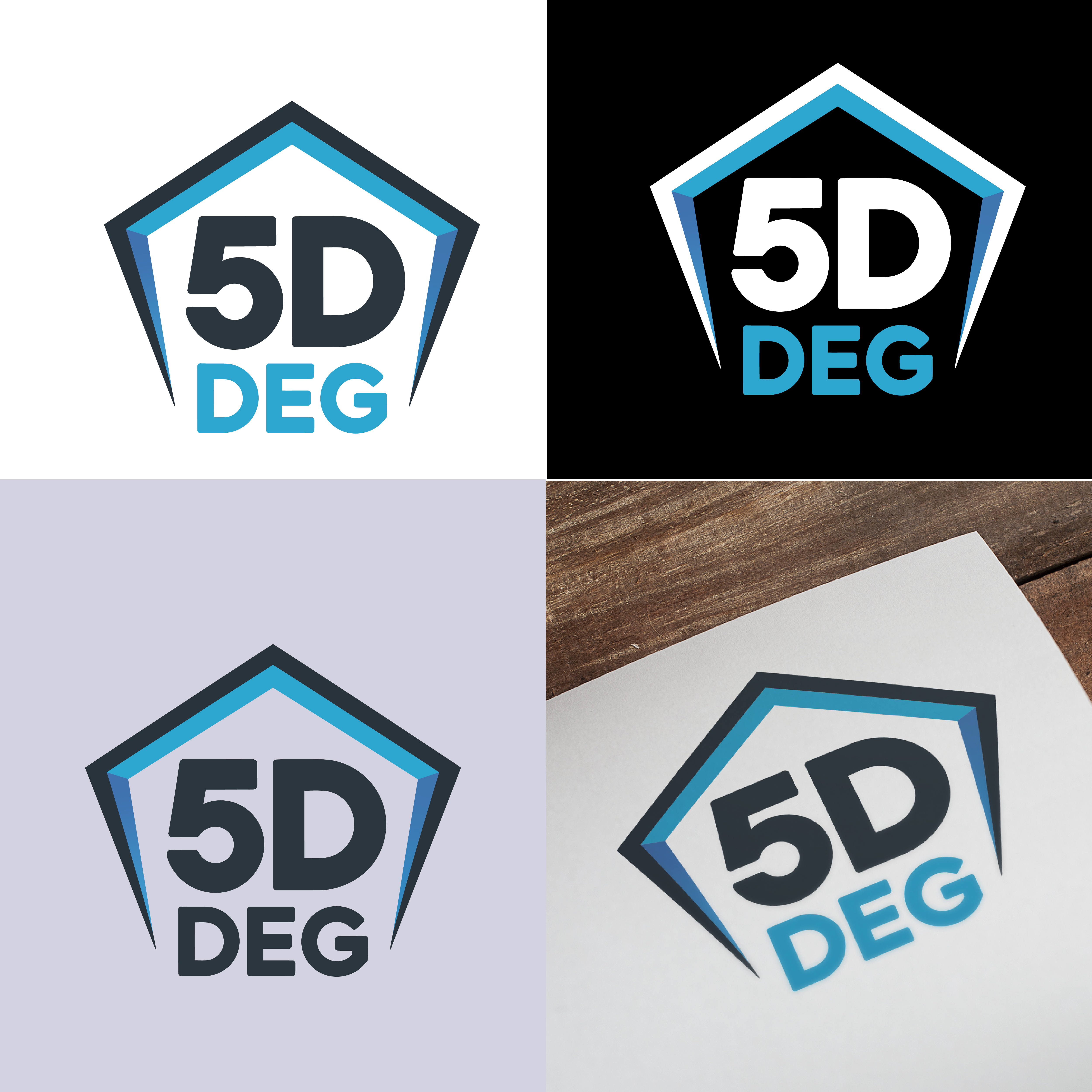 Logo Design by grafixbro for 5DEG | Design #35218001
