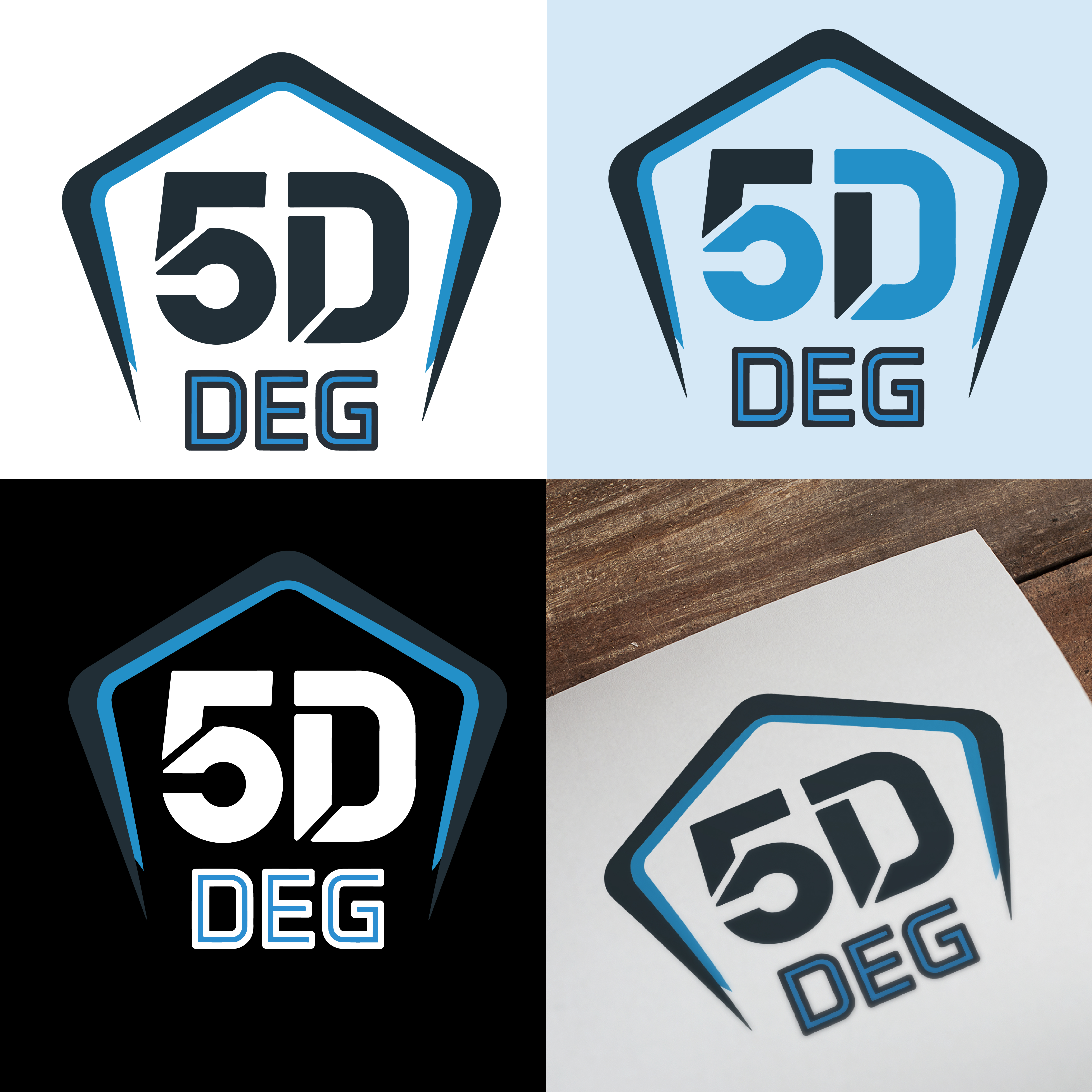 Logo Design by grafixbro for 5DEG | Design #35218002