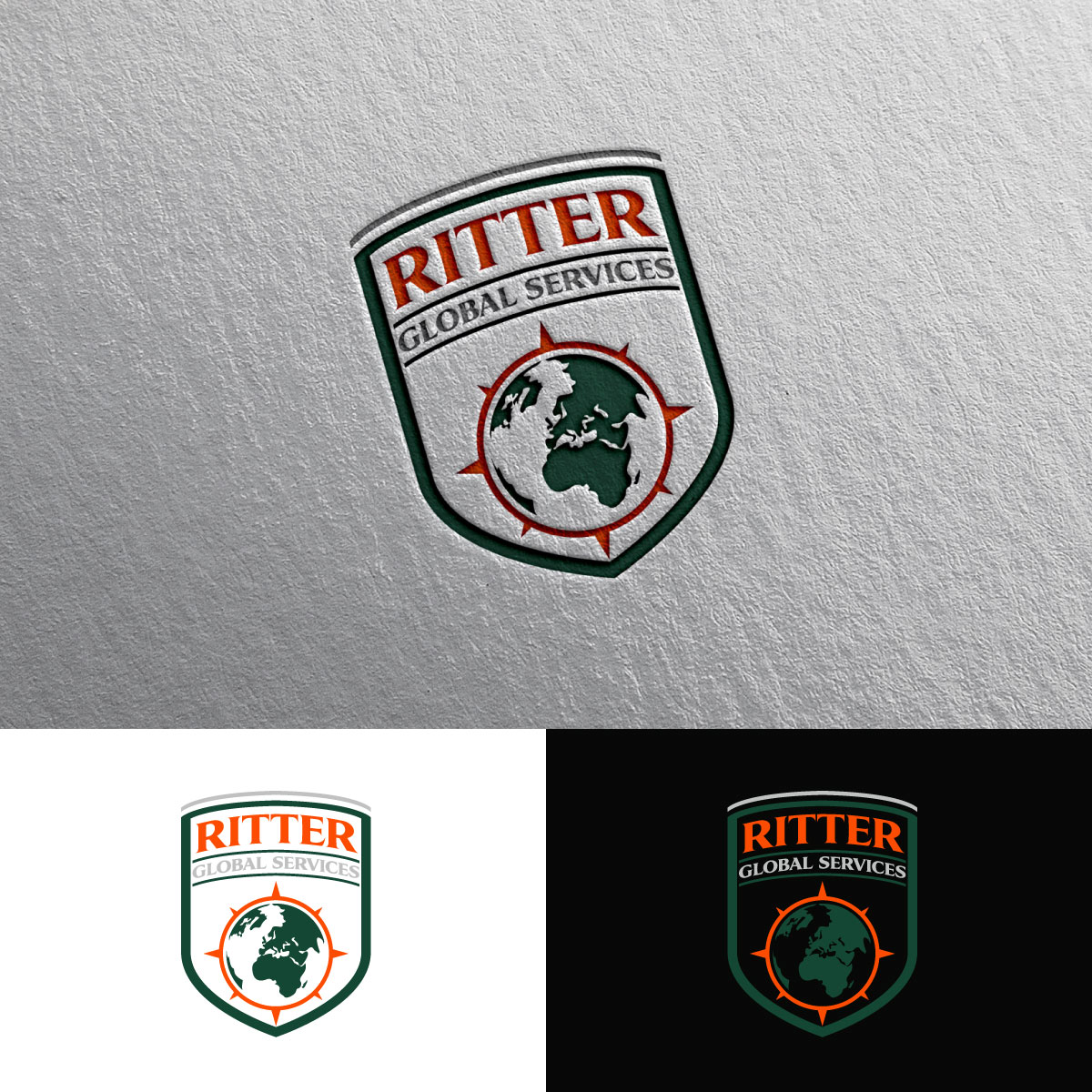 Logo Design by Alex Henry for RITTER GLOBAL SERVICES GmbH | Design #35180510