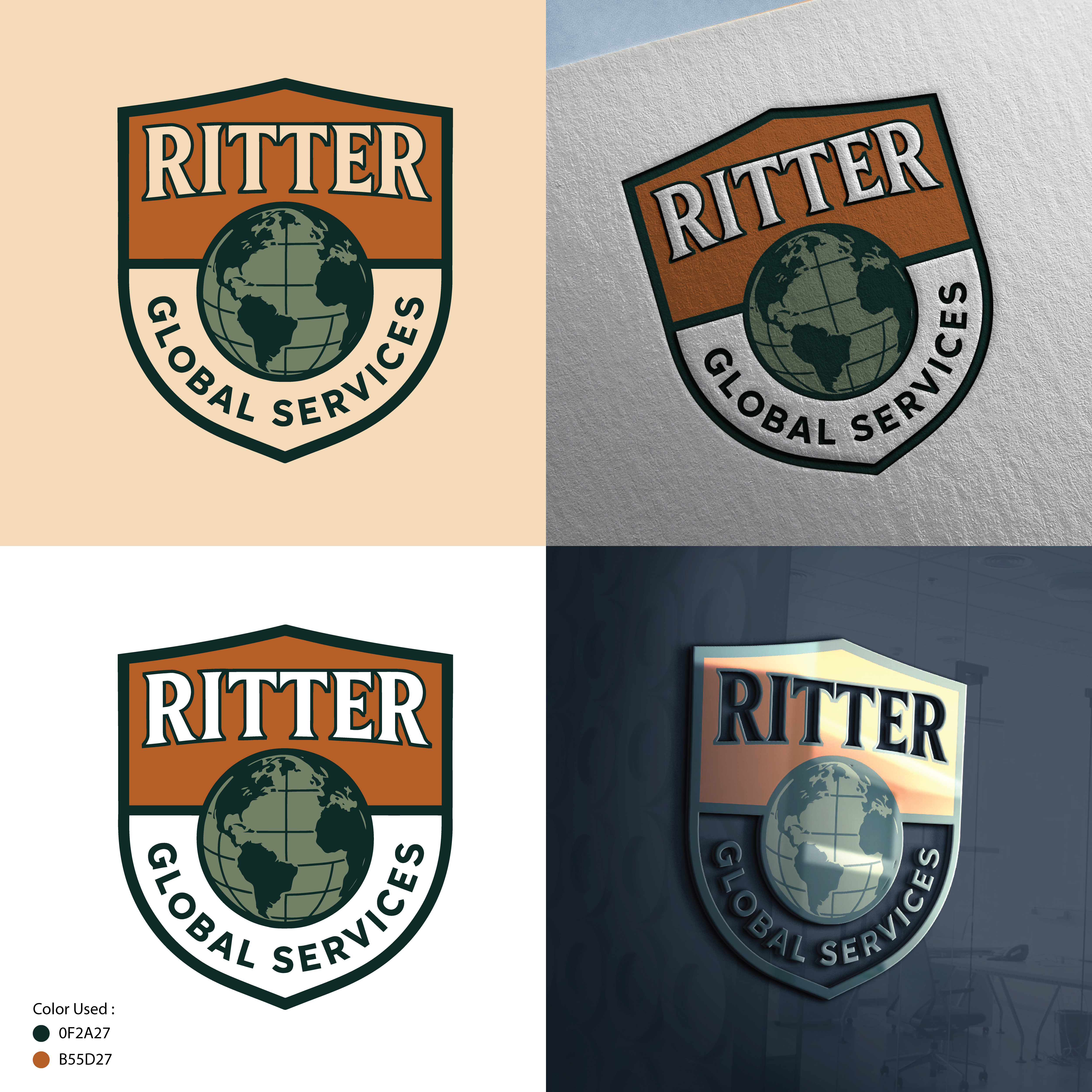Logo Design by grafixbro for RITTER GLOBAL SERVICES GmbH | Design #35217641